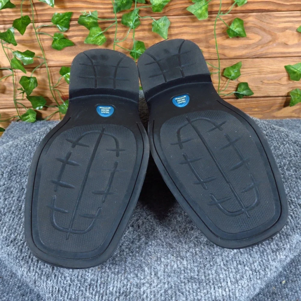 Nunn Bush Comfort Gel Mens Loafer Size 12 Dress Casual‎ Black Leather Slip On